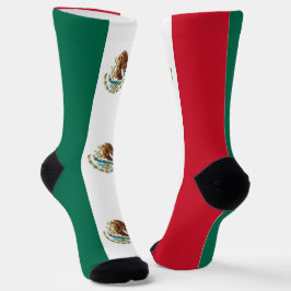 Sokken met de vlag van Mexico
