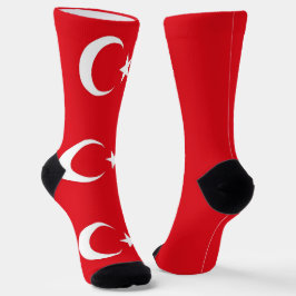 Sokken met de vlag van Turkije