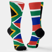 Sokken met de vlag van Zuid-Afrika (Gebogen)