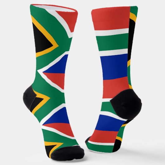 Sokken met de vlag van Zuid-Afrika (Gebogen)