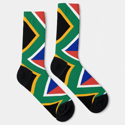 Sokken met de vlag van Zuid-Afrika (Rechts)