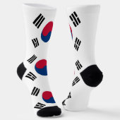 Sokken met de vlag van Zuid-Korea (Gebogen)