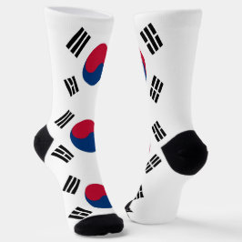 Sokken met de vlag van Zuid-Korea