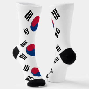 Sokken met de vlag van Zuid-Korea