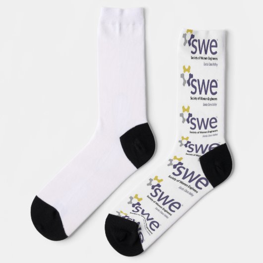 Sokken met SWE Santa Clara Valley logo (Links)