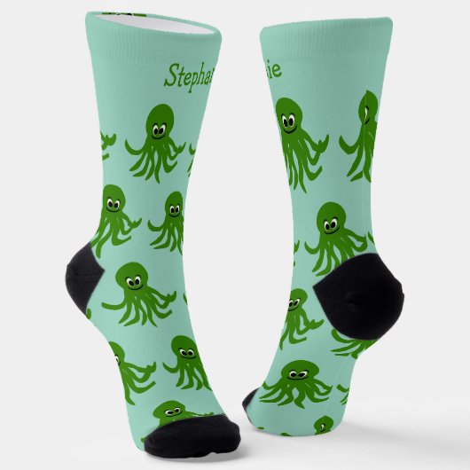 Sokken Octopus Design (Gebogen)