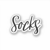 Sokken Opslag Sticker (Voorkant)