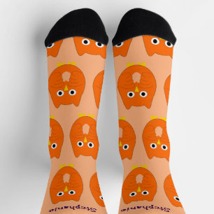 Sokken Oranje Uilontwerp