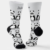 Sokken Panda Design (Gebogen)