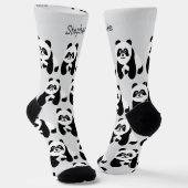 Sokken Panda Ontwerp (Gebogen)