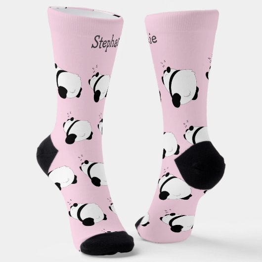 Sokken Panda Ontwerp (Gebogen)