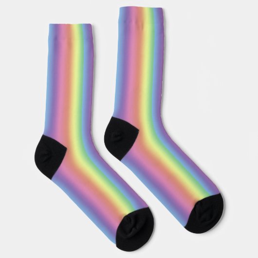 Sokken - Regenboogstrips (verticaal) (Rechts)