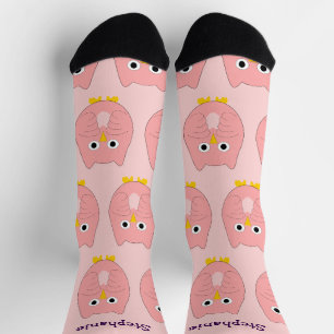 Sokken Roze Uilontwerp