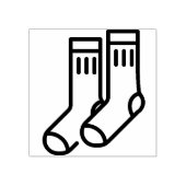 sokken rubberstempel (Afrduk)
