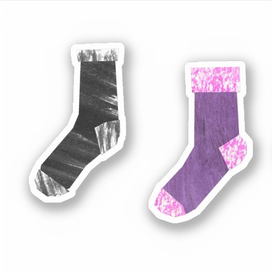 sokken sticker (Voorkant)