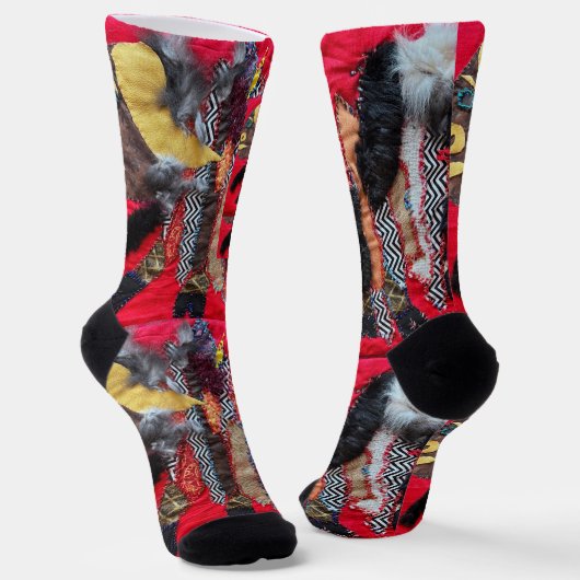 Sokken van de Muskox. (Gebogen)