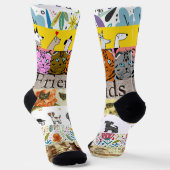 Sokken van het flessenpatroon (Gebogen)