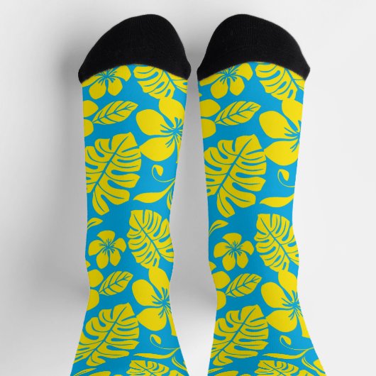 Sokken VAN PINK BIKINI (BLUE/GEEL) (Top)