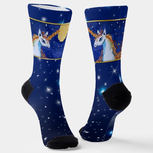 Sokken van Unicorn Crew (Gebogen)