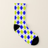 Sokken voor blauw en groen argyle (Rechts - buiten)