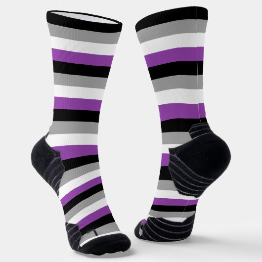 Sokken voor de aanbrenging van een aseksuele PRIDE (Gebogen)