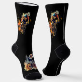 Sokken voor mountainbike MTB (Gebogen)