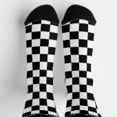 Sokken voor zwarte en witte gebundelde patrooncent (Top)
