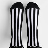 Sokken zwart-wit strepen ontwerp (Top)