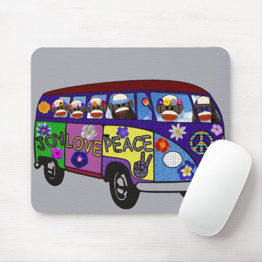 Sokkie Vredesbus Muismat (Met muis)