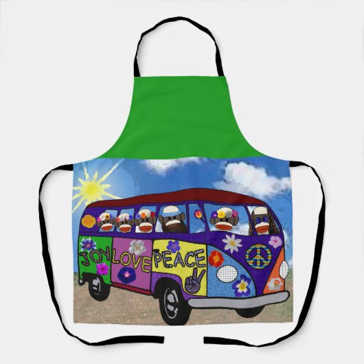 Sokkie Vredesbus Schort (Voorkant)