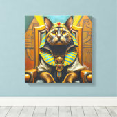 SOKOKE KAT-FARAO 2 CANVAS AFDRUK (Insitu (Houten vloer))