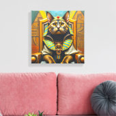 SOKOKE KAT-FARAO 2 CANVAS AFDRUK (Insitu (Woonkamer))