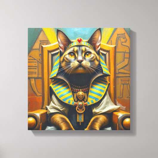 SOKOKE KAT-FARAO 2 CANVAS AFDRUK (Voorkant)
