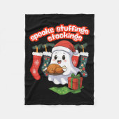 Soks, Stuffings, &amp; Stockings, Soky Ghost Chris Fleece Deken (Voorkant)