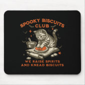 Soky Biscuits Club Cat, Funny Halloween Baking  Muismat (Voorkant)
