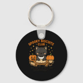 Soky Biscuits Club Cat Funny Halloween Baking Tee  Sleutelhanger (Voorkant)