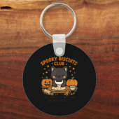 Soky Biscuits Club Cat Funny Halloween Baking Tee  Sleutelhanger (Voorkant)
