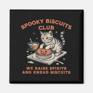 Soky Biscuits Club Cat, Halloween Bakken Magneet