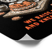Soky Biscuits Club Cat Halloween Bakken Poster (Hoek)