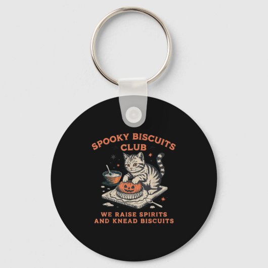 Soky Biscuits Club Cat, Halloween Bakken Sleutelhanger (Voorkant)