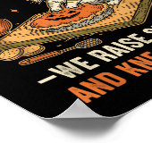 Soky Biscuits Club Grappig Halloween Kattenbakken Poster (Hoek)