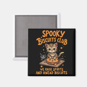 Soky Biscuits Club Kat Grappig Halloween Bakken Magneet (Voorkant / Achterkant)