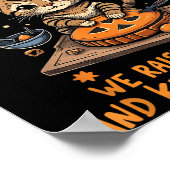 Soky Biscuits Club Kat Grappig Halloween Bakken Poster (Hoek)