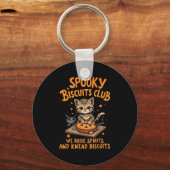 Soky Biscuits Club Kat Grappig Halloween Bakken Sleutelhanger (Voorkant)