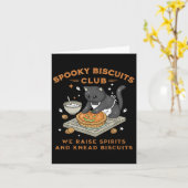 Soky Biscuits Club Zwarte Kat Pompoen Halloween Ba Kaart (Gele Bloem)