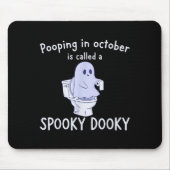 Soky Dookie Funny Ong In October Ghost Halloween Muismat (Voorkant)