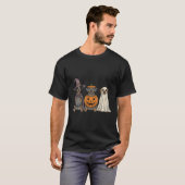Soky Ghost Catahoula Leopard Dog Pumpkin Halloween T-shirt (Voorkant volledig)