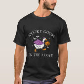 Soky Goose On The Loose Funny Silly Goose Hallowee T-shirt (Voorkant)