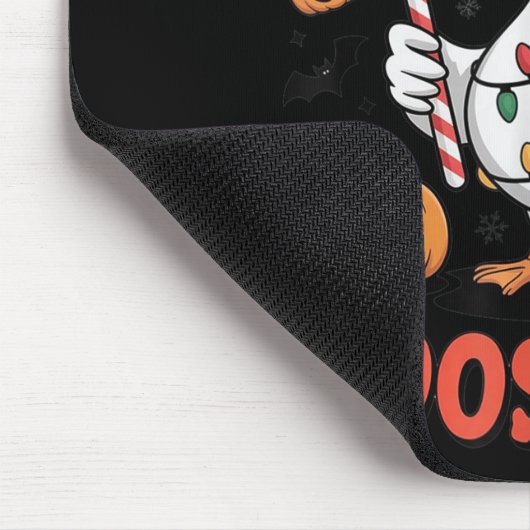 Soky Goosemas Funny Goose Halloween Christmas Cost Muismat (Hoek)