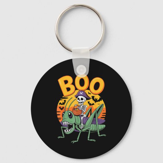 Soky Grhopper Costume On Boo Grhopper Halloween  Sleutelhanger (Voorkant)